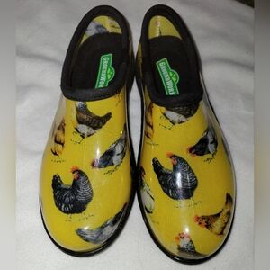 Garden Shoes Chicken Clog Sz 7 GroundWork Hens High Traction Waterproof